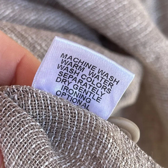 Flax button down shirt medium - Picture 6 of 9